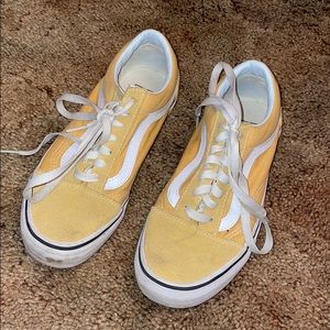Yellow old school vans
